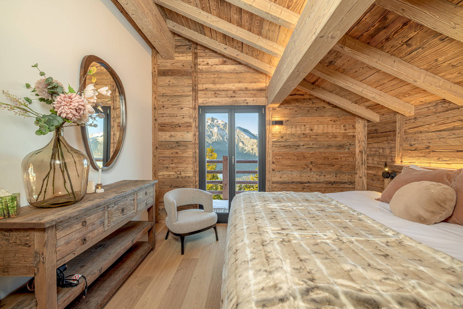 chalet Luciole Bedroom